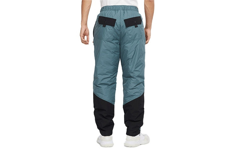 Jordan Air Jordan Logo Pattern Woven Casual Sports Pants 'Blue Black' DC9659-387 outlook