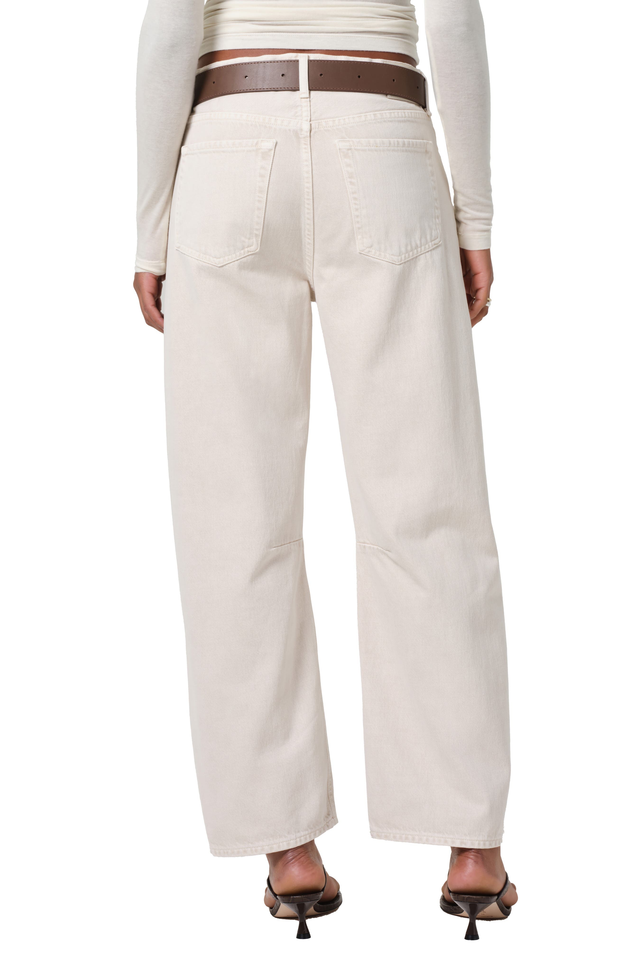 Citizens of Humanity Miro High Waist Barrel Jeans in Almondette at Nordstrom - 2