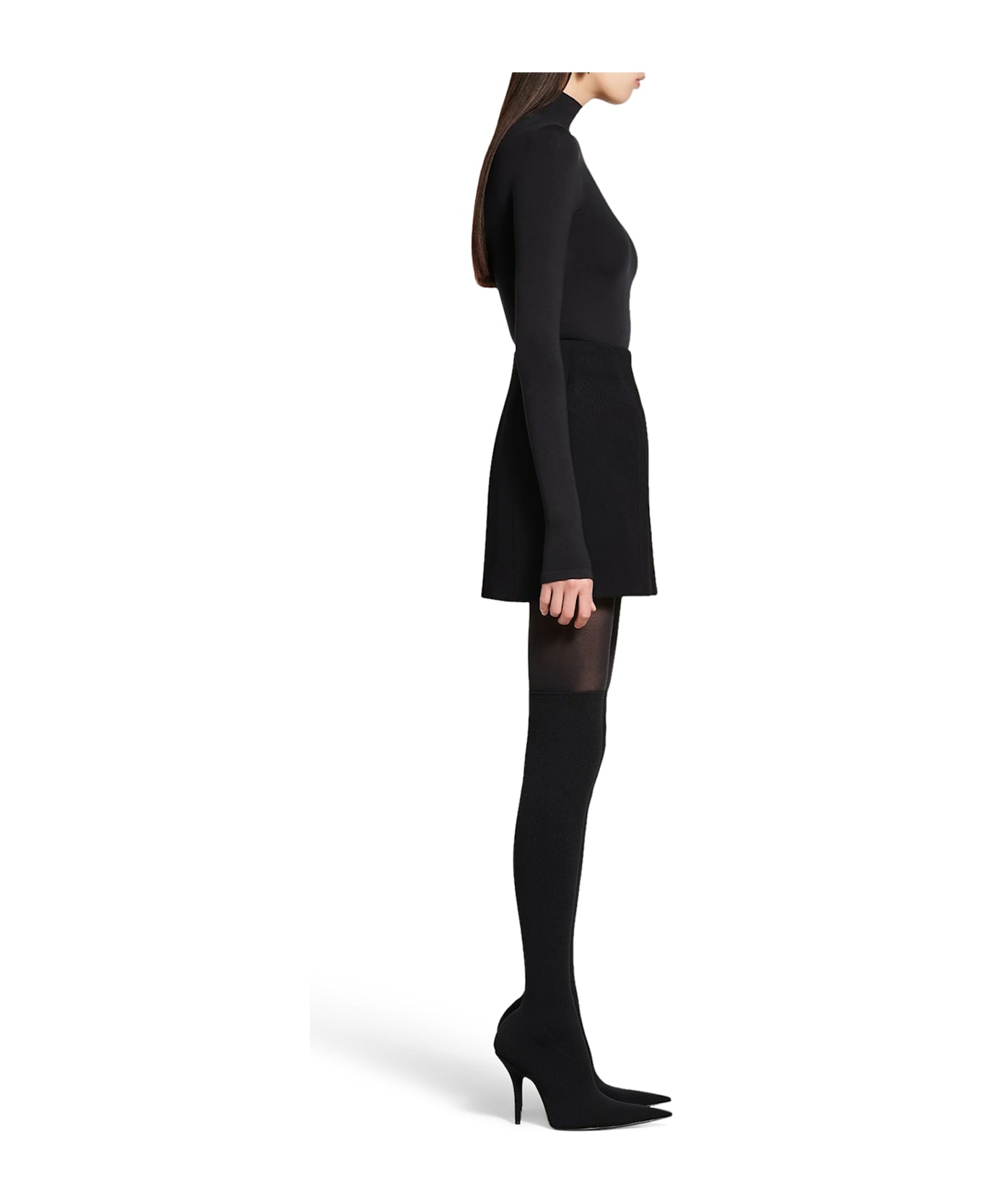 Hourglass Detail Mini Skirt - 3