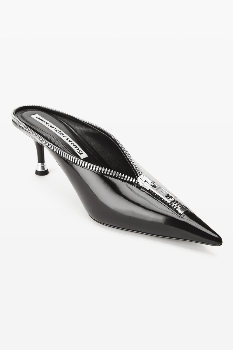 Alexander Wang Akila Zip Closed Toe Mule outlook