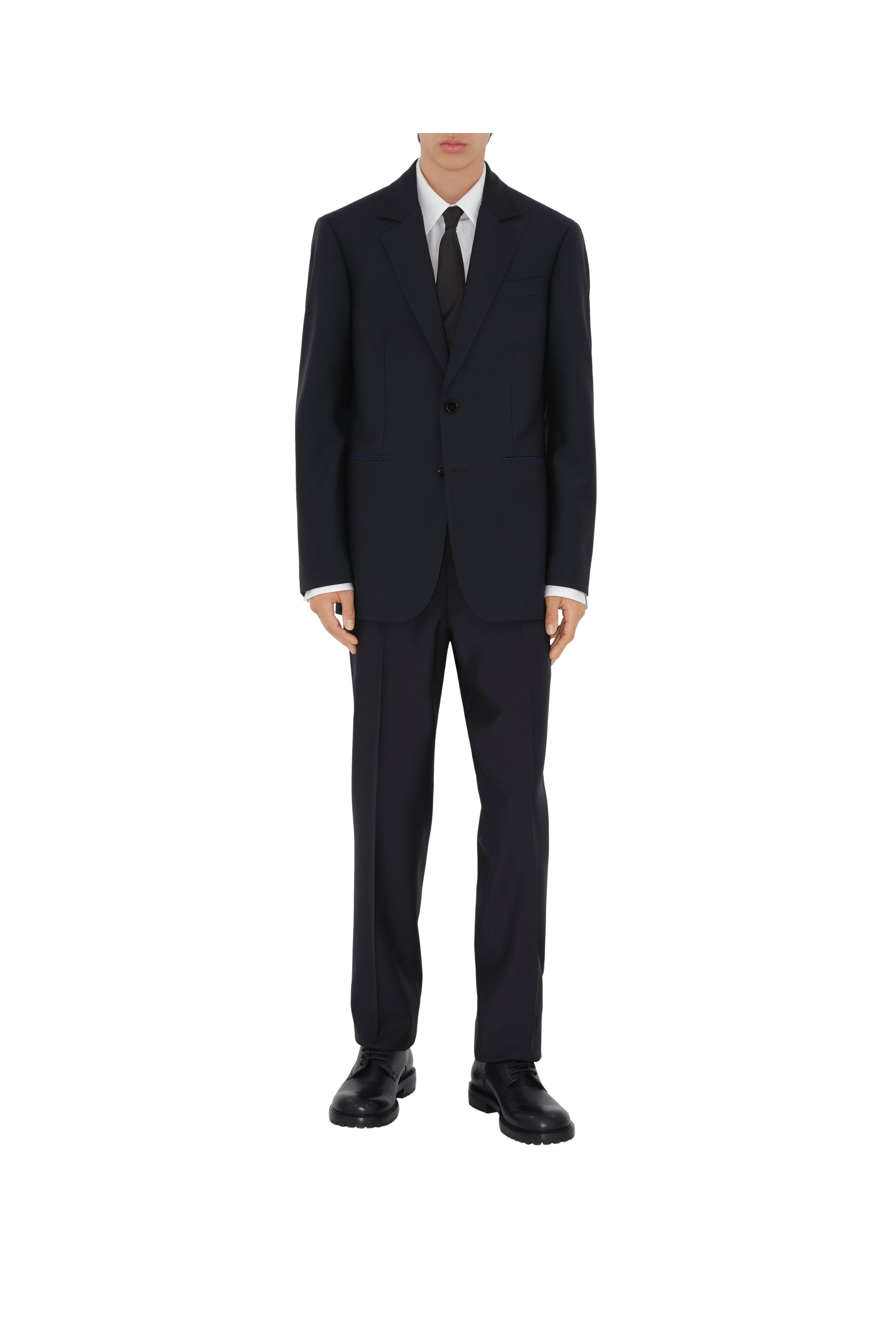 burberry Wool Tailored Jacket in Navy at Nordstrom - 2
