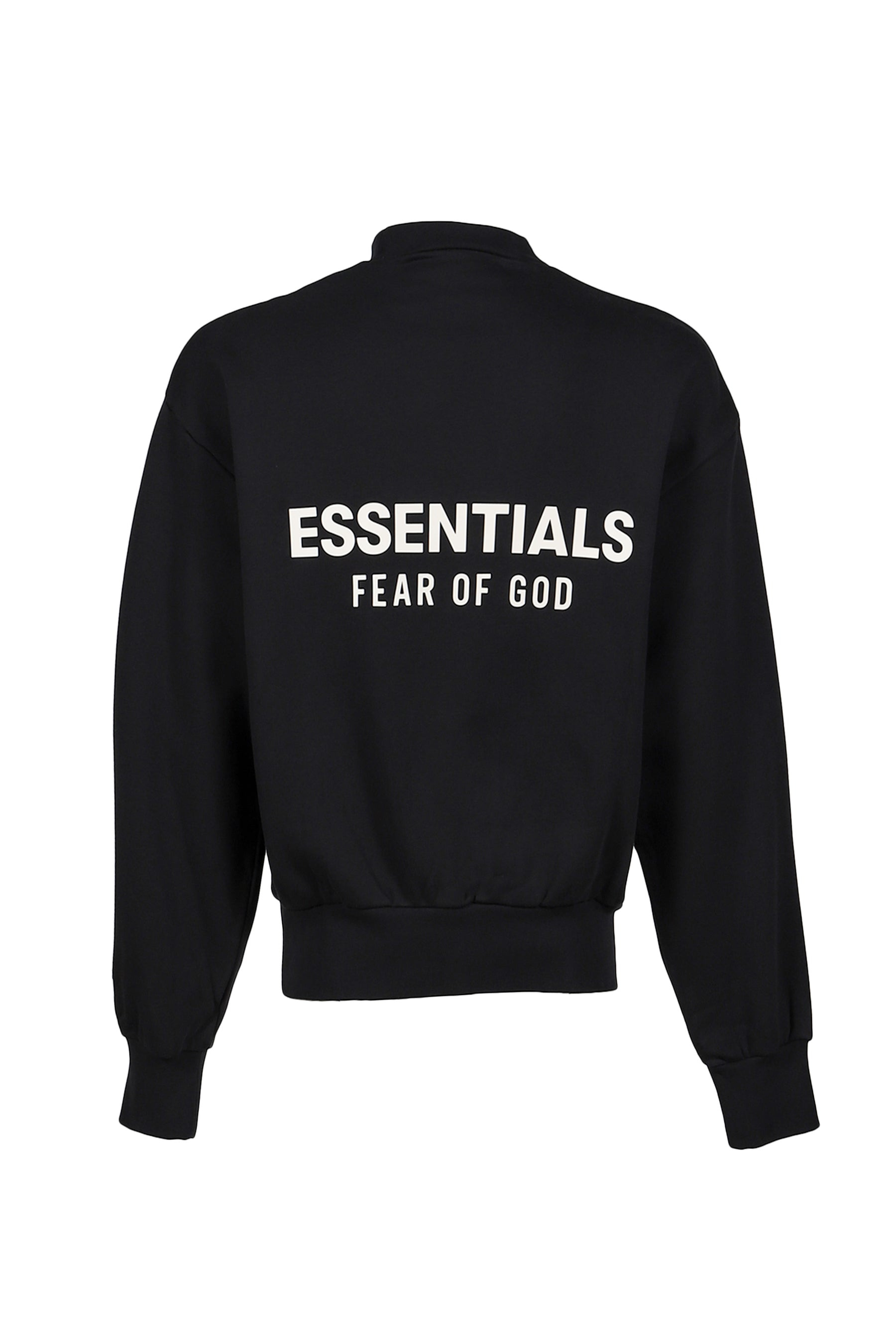 CLASSIC FIT FLEECE CREWNECK / JET BLK - 5