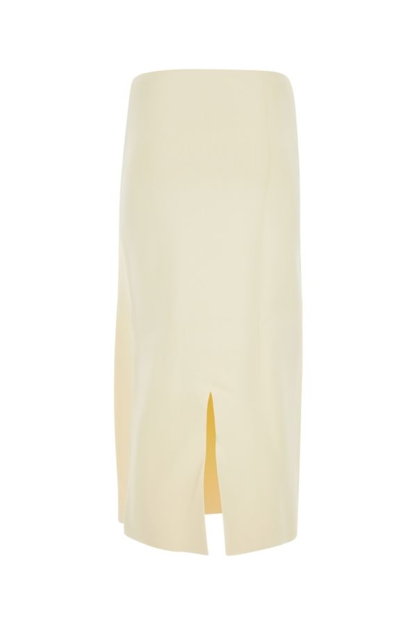 スカート Jil Sander Ivory viscose blend skirt (J03MA0115J18273 102) Jil Sander Jil Sander Woman Ivory Viscose Blend Skirt