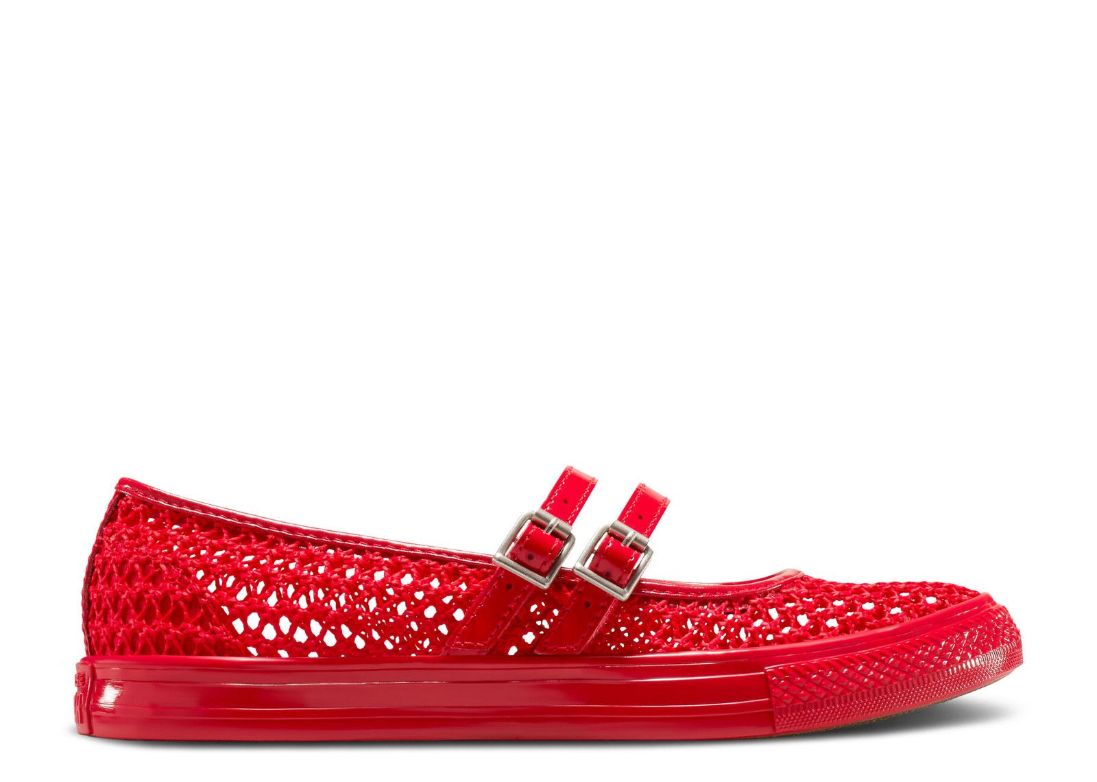 WMNS CHUCK TAYLOR ALL STAR DAINTY MARY JANE KNIT 'RED' - 1