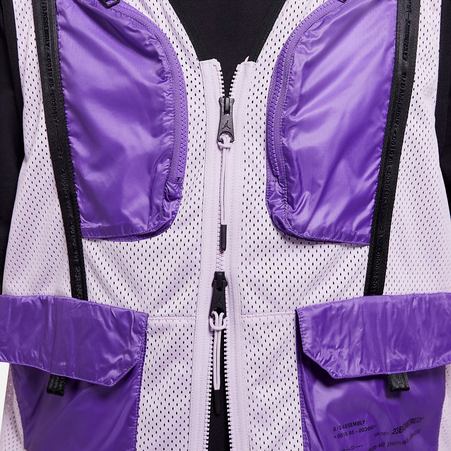 Air Jordan 23 Engineered Utility Cargo Vest 'Purple' DM1387-530 - 2
