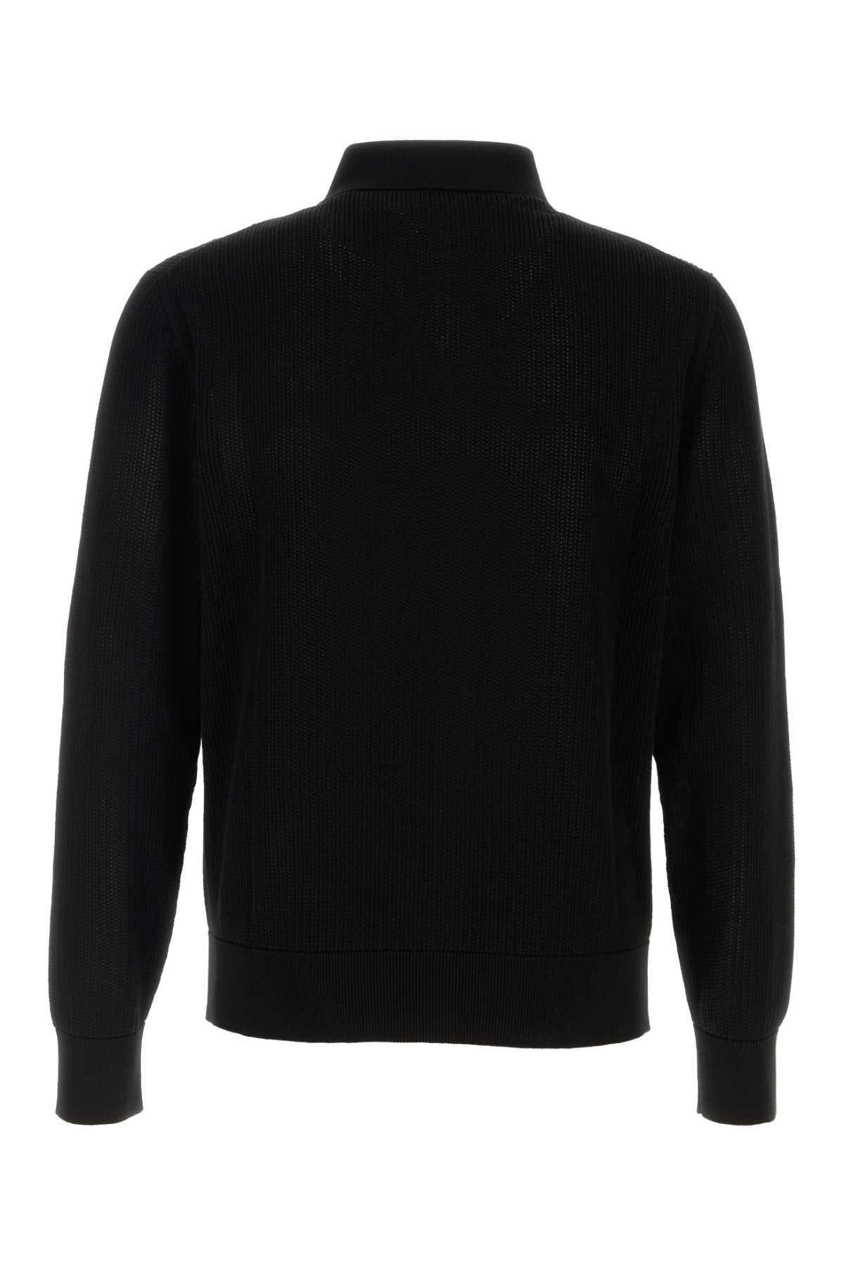 Dolce & Gabbana Men Black Mesh Cardigan - 2