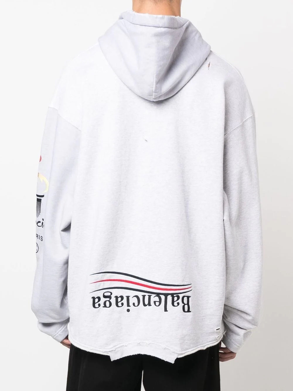 Upside Down Paris oversized hoodie - 4