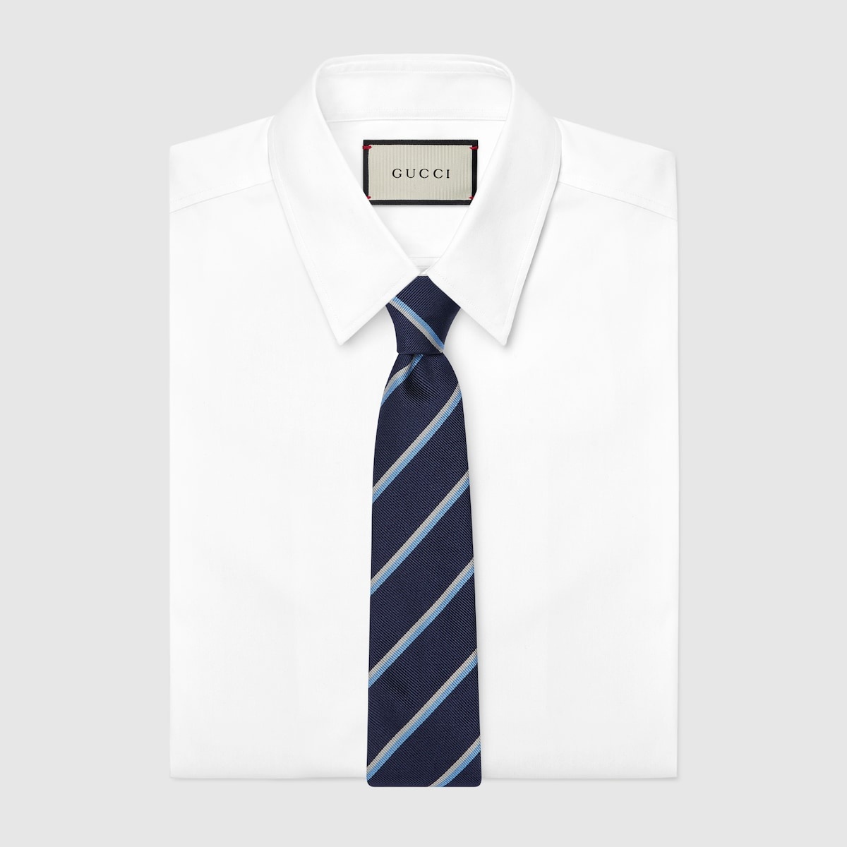 Embroidered silk jacquard tie - 2