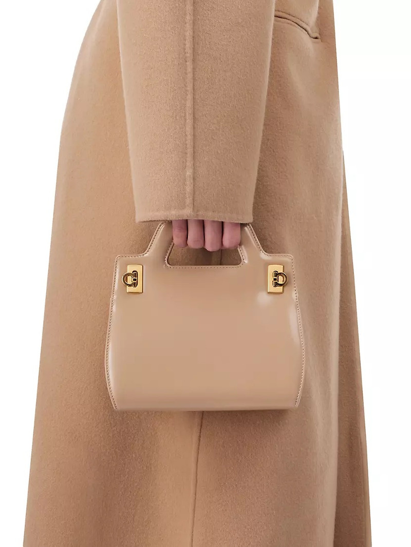 Mini Wanda Leather Top-Handle Bag 3