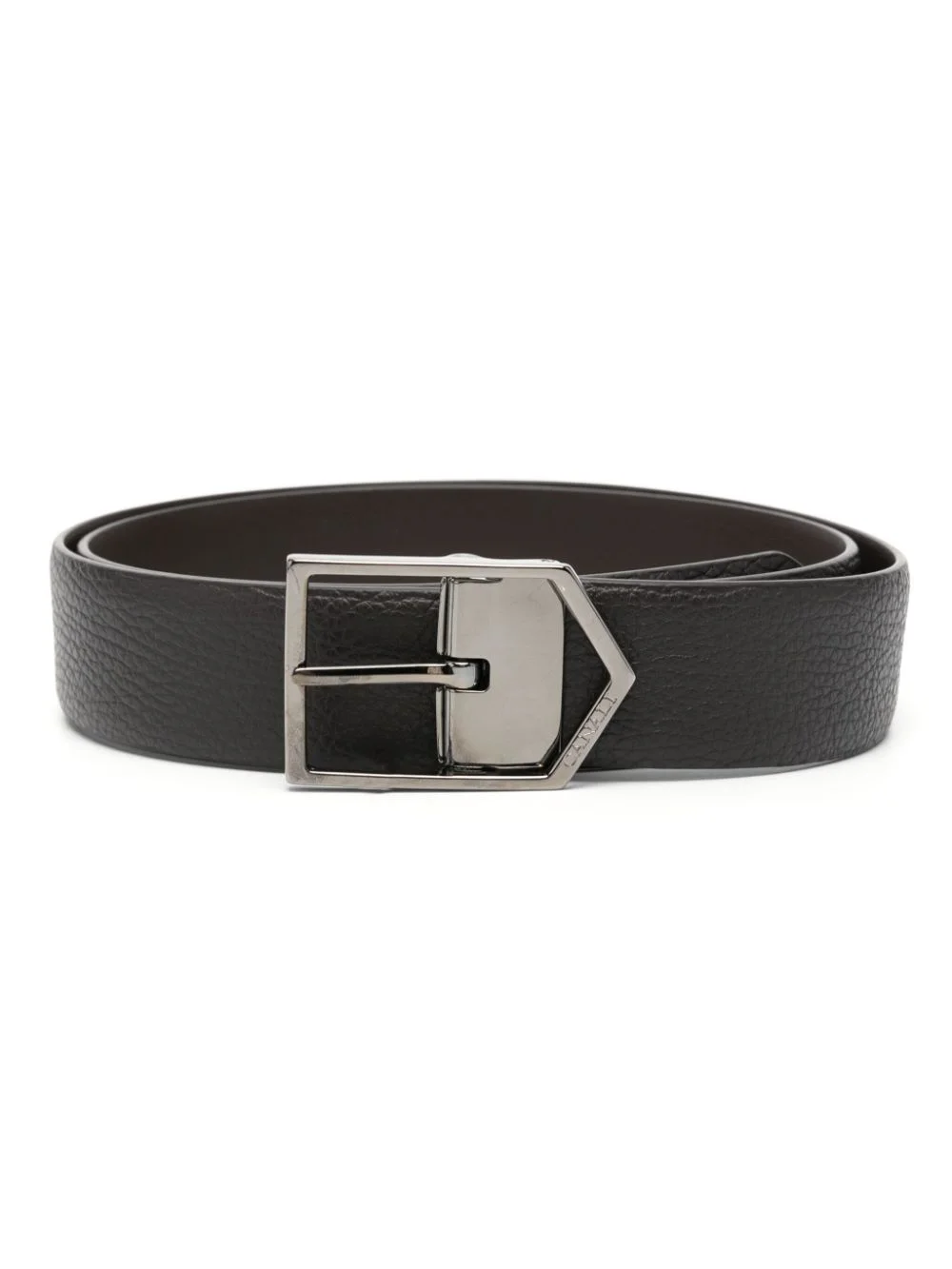 tumbled leather belt - 1