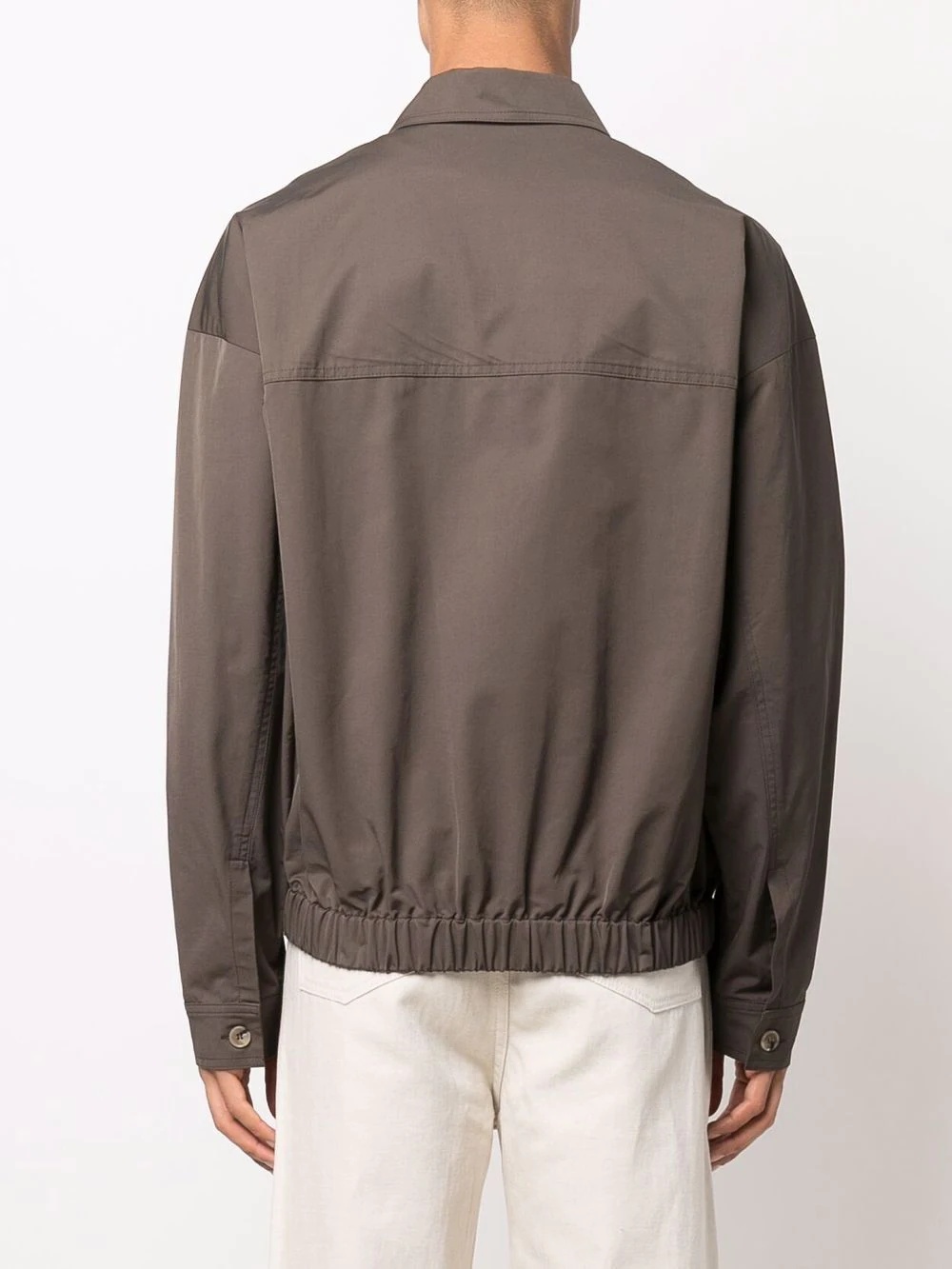 patch-pocket shirt jacket - 4