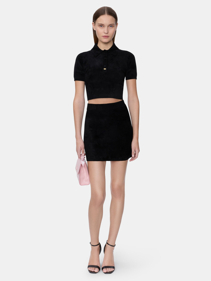 AMIRI WOMEN'S VELVET POLO outlook