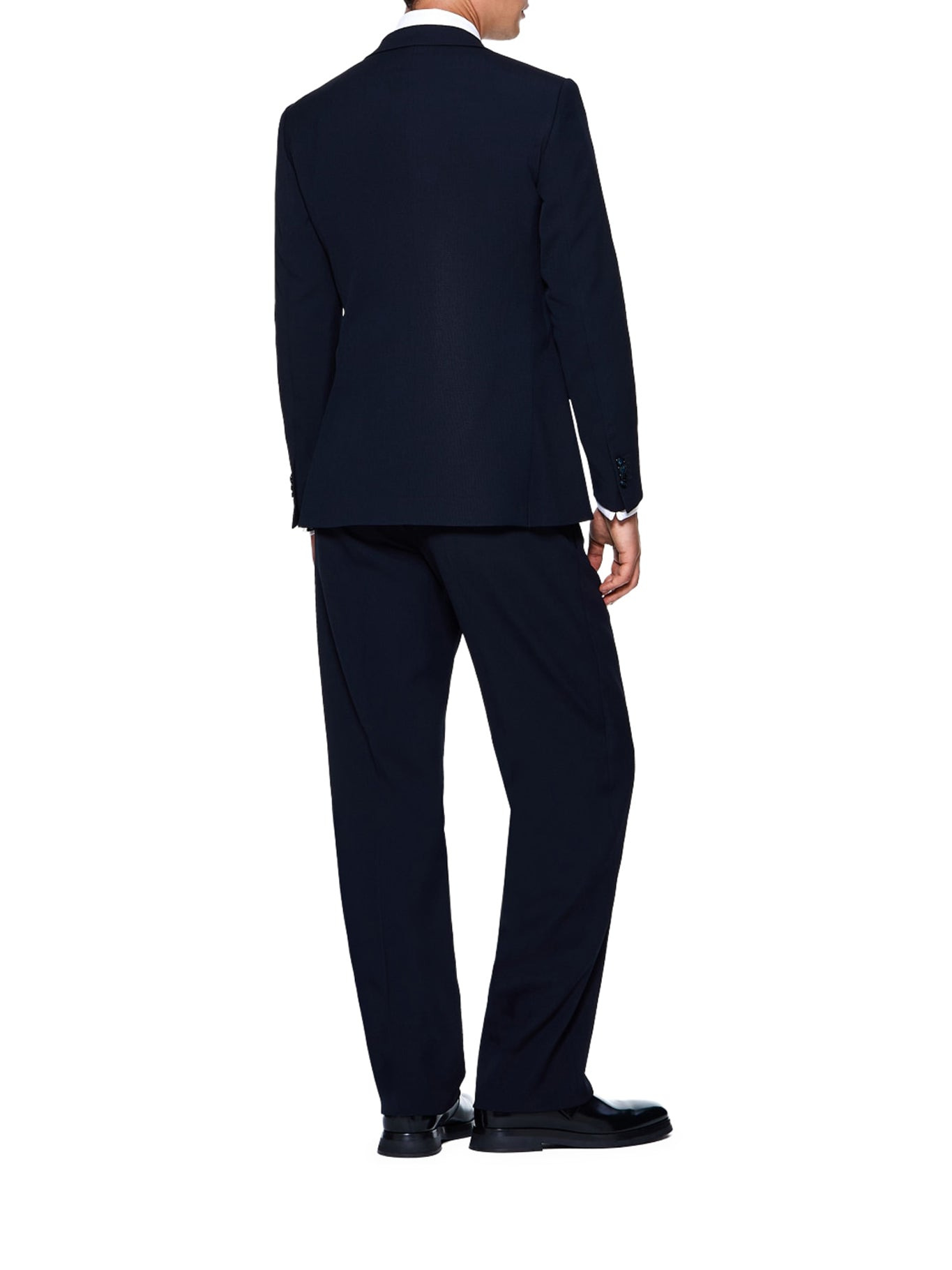 ROYAL LINE DOUBLE BREASTED SUIT IN CANNETÉ CREPE WOOL - 3
