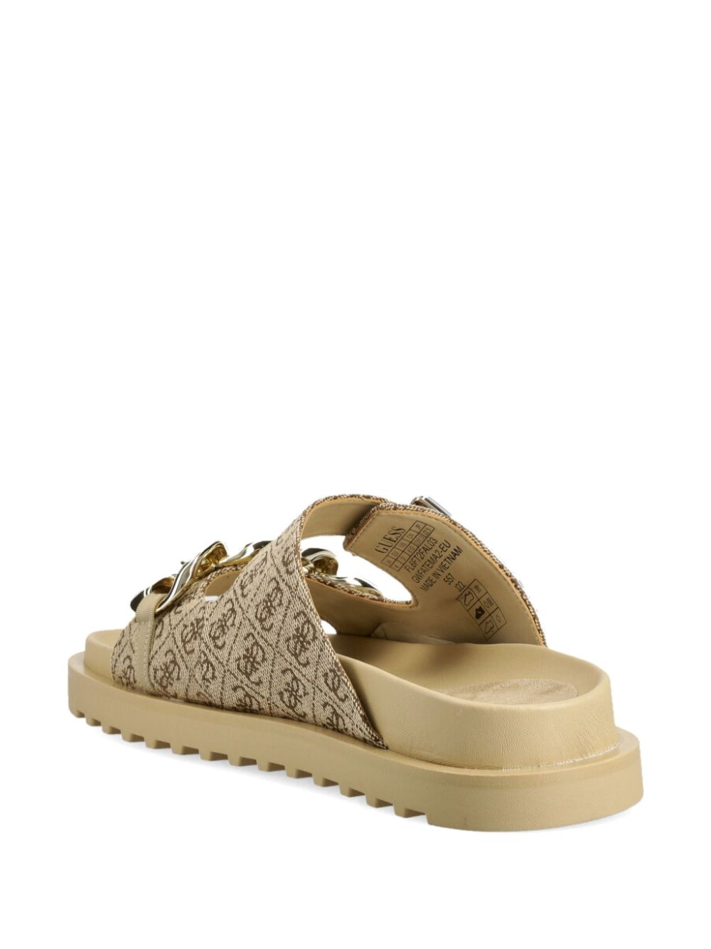 chain link-detail sandals - 3