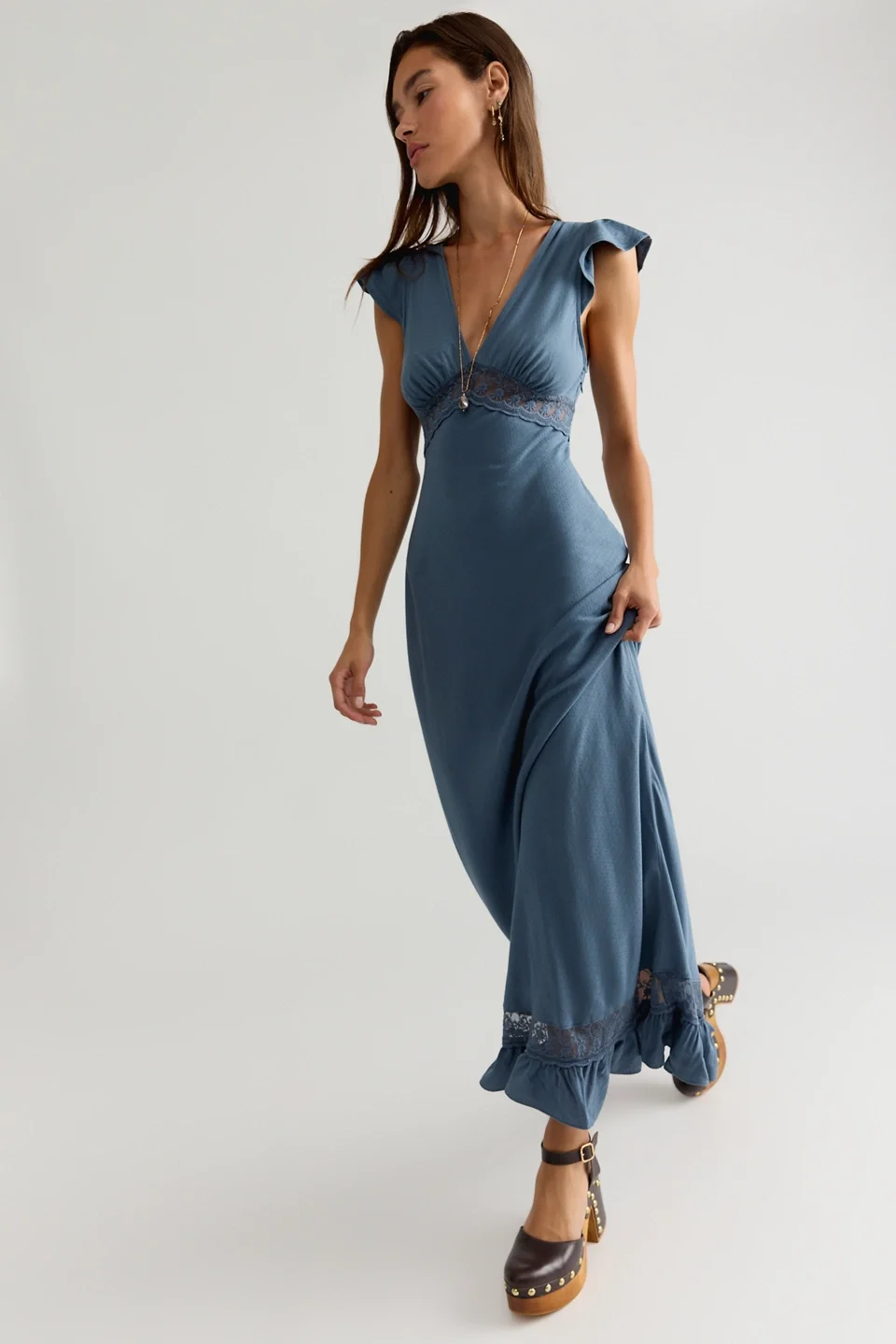 Eternal Soul Solid Maxi Dress - 1