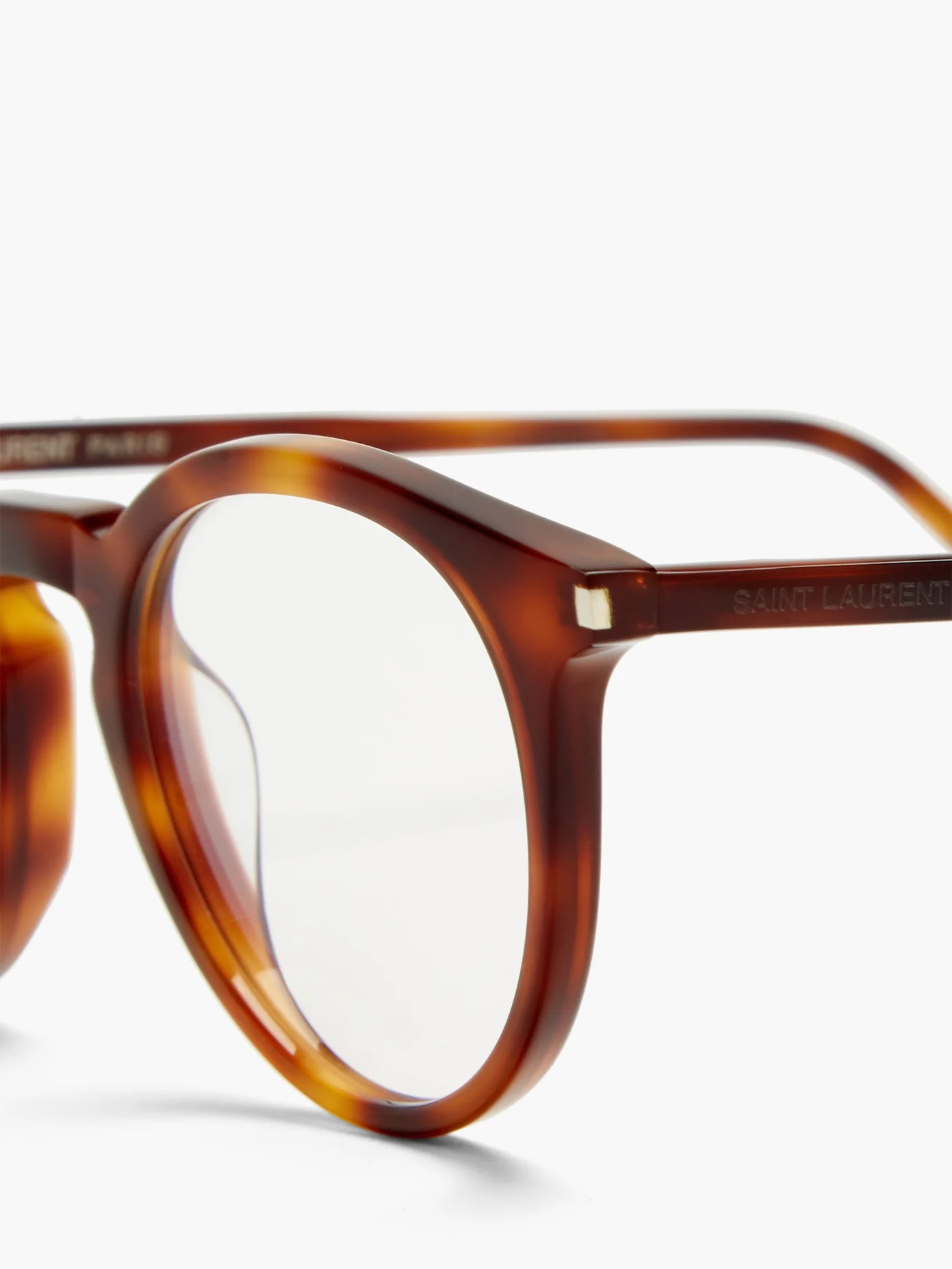 Round tortoiseshell-acetate glasses - 2