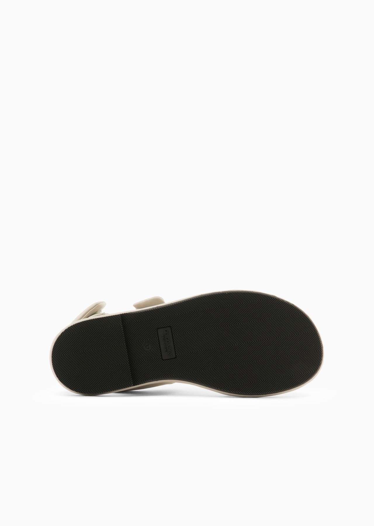 Padded nappa-leather flat sandals - 6