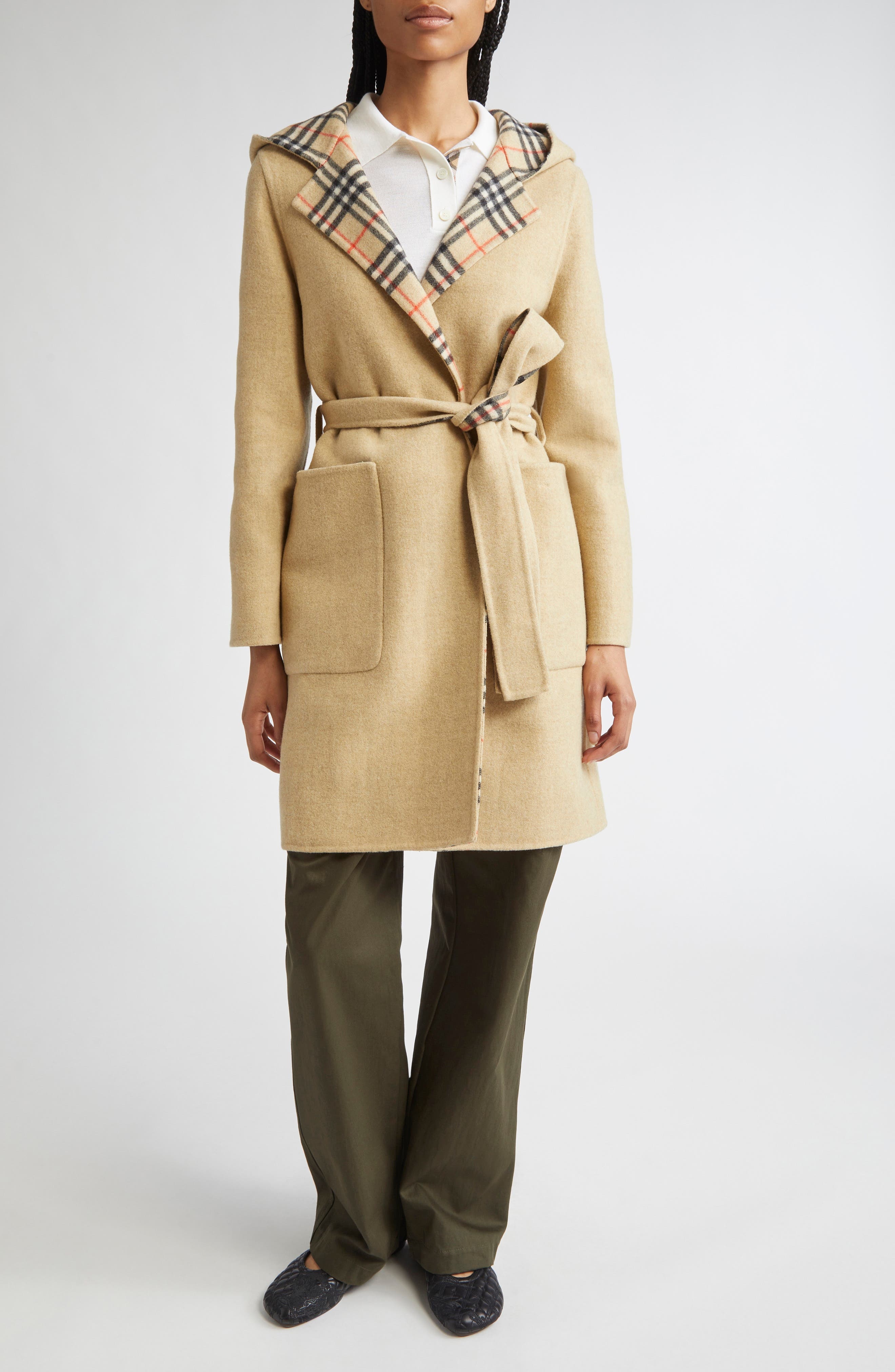 burberry Wool Polo in Chalk at Nordstrom - 2