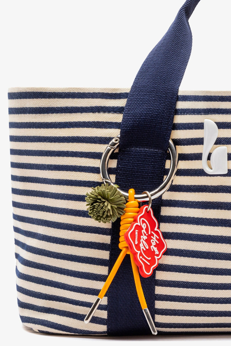 Americana Tote Bag In Indigo And Natural Awning Stripe 4