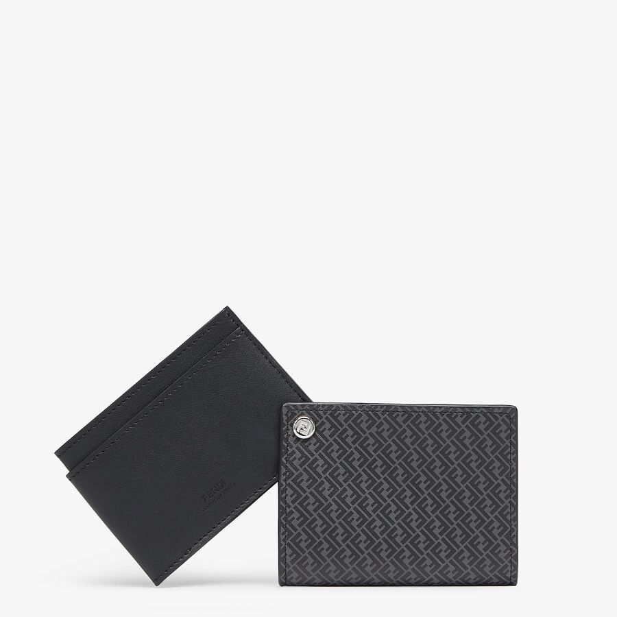 Black leather card holder - 3