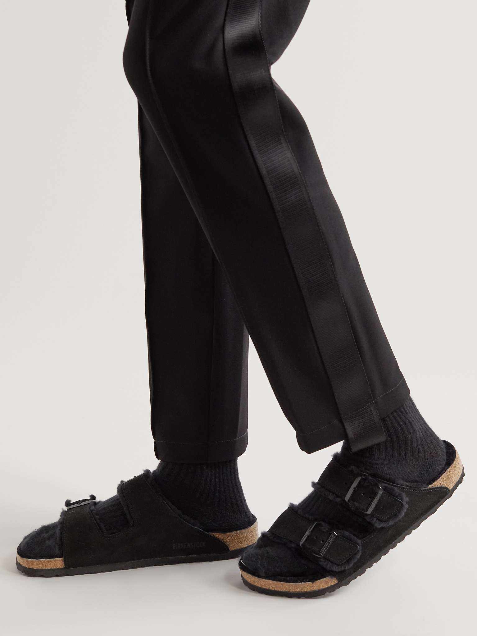 Arizona Shearling-Lined Suede Sandals - 3