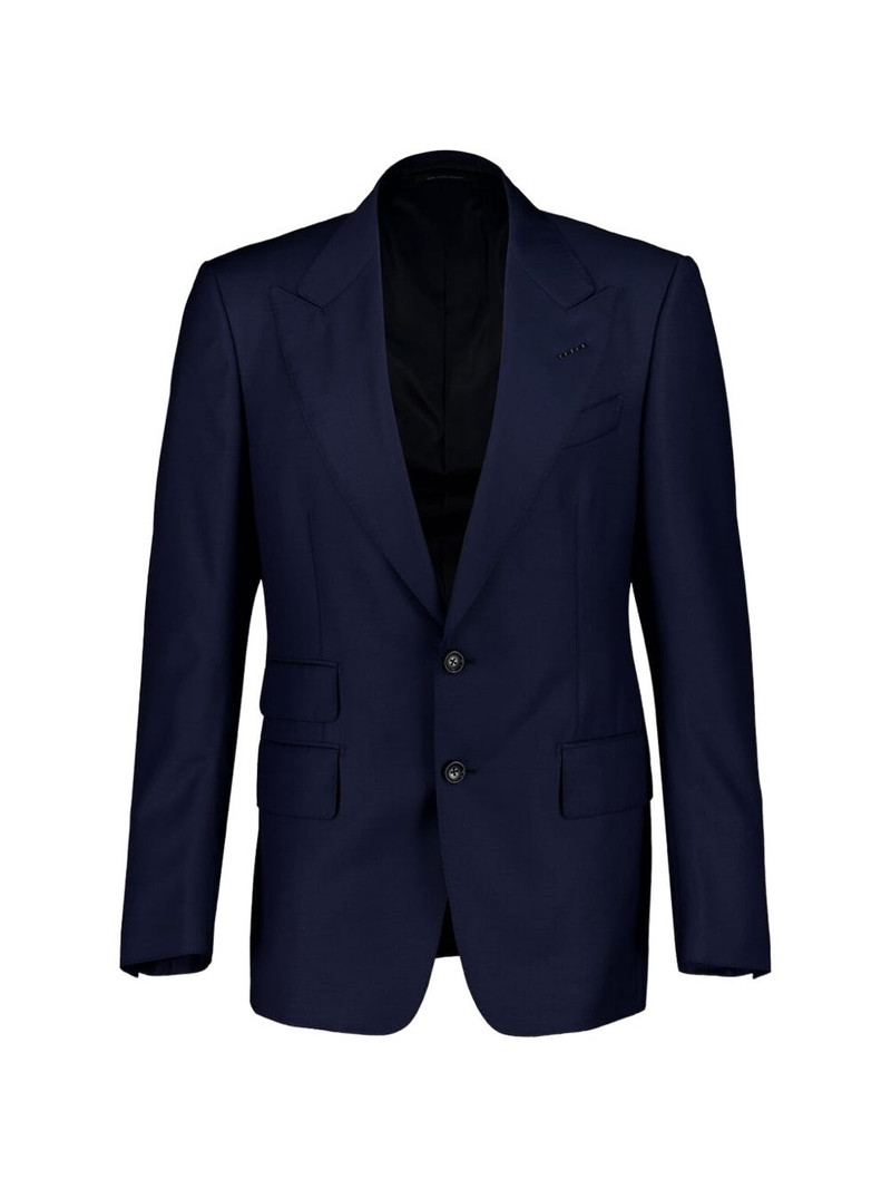 TOM FORD buttoned wool suit outlook