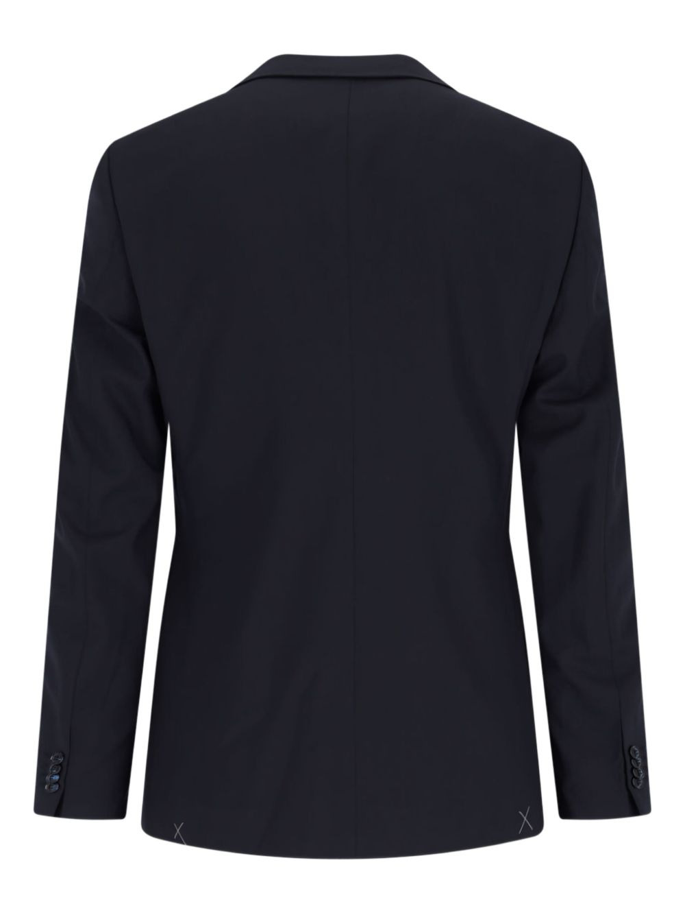 three-button wool suit - 4