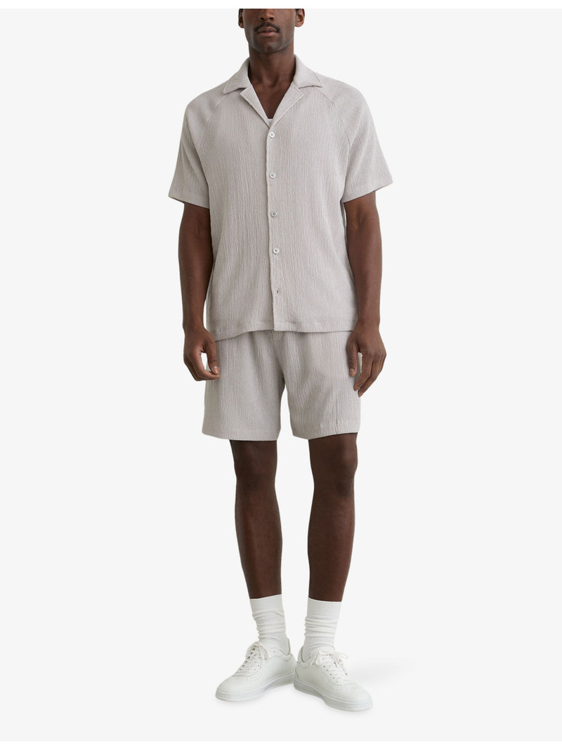 REISS Knox Textured Woven Shirt outlook