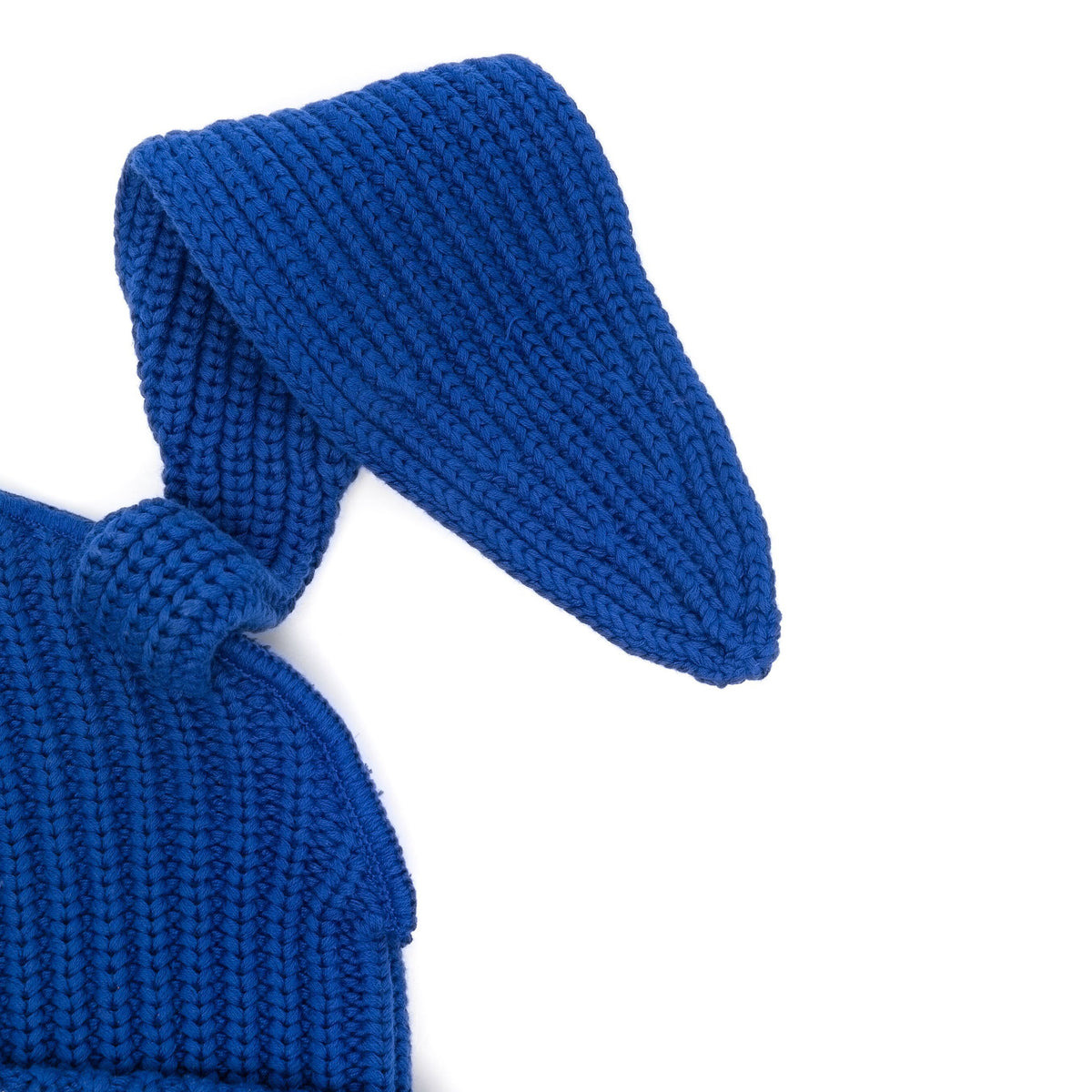 CHUNKY RABBIT BEANIE (BLUE) - 3