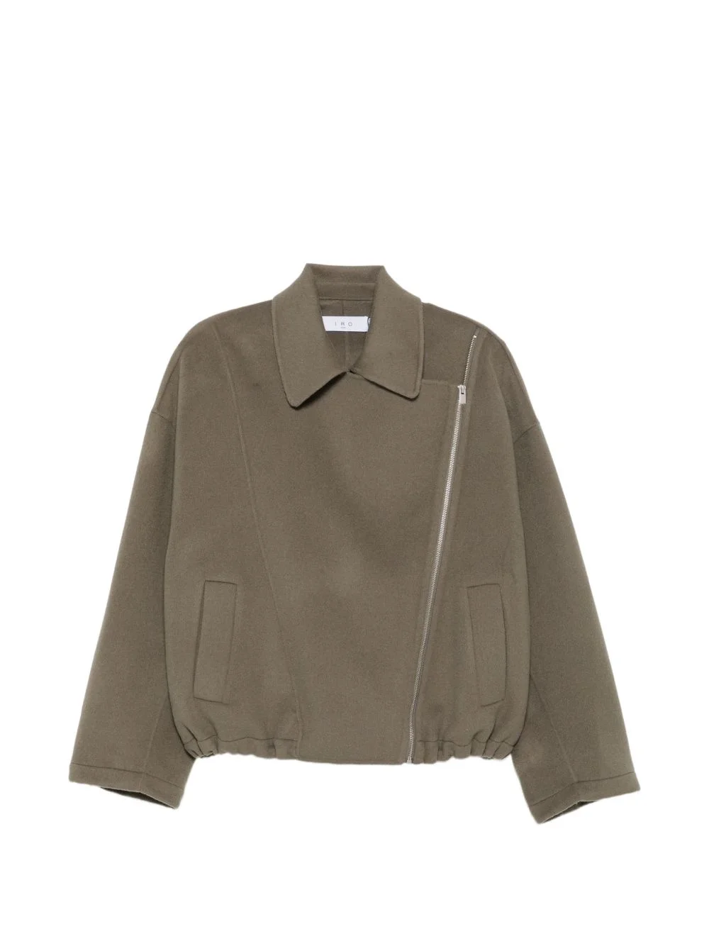 asymmetric-zip jacket - 1