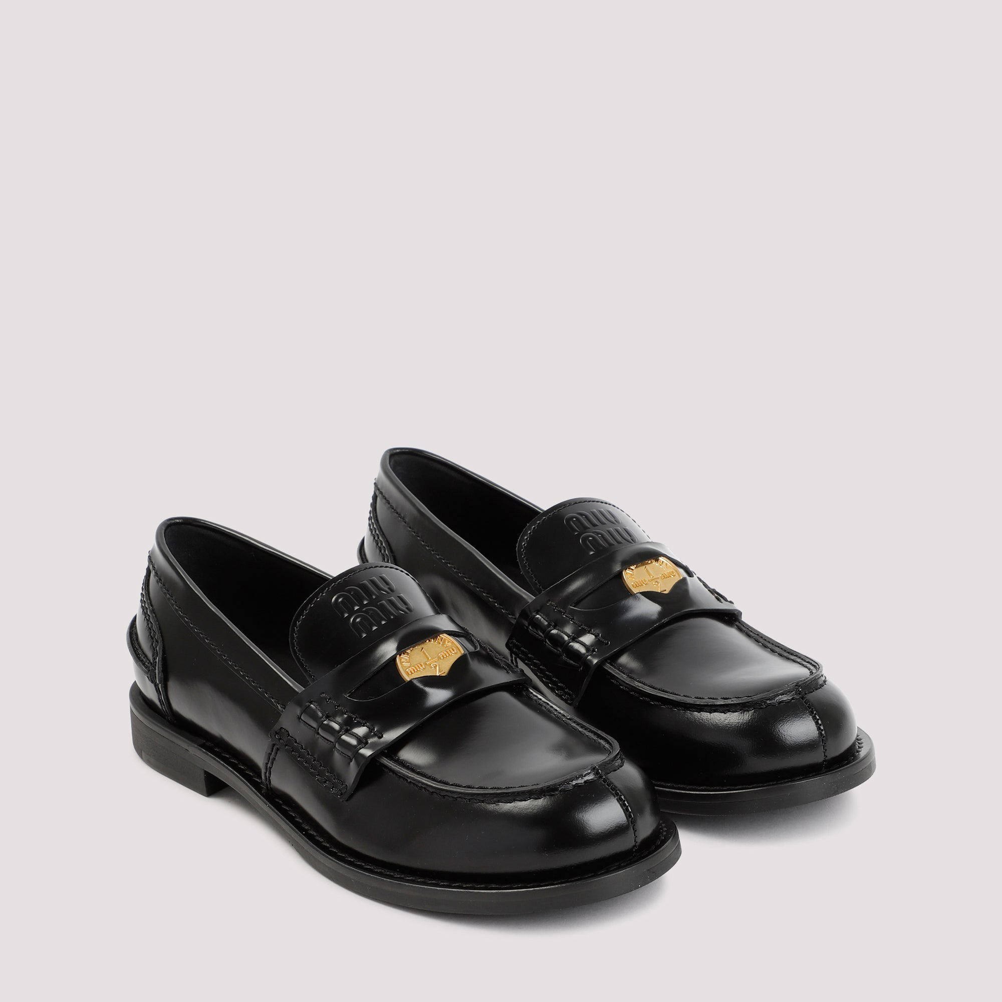 Miu Miu Leather Loafers Women - 3