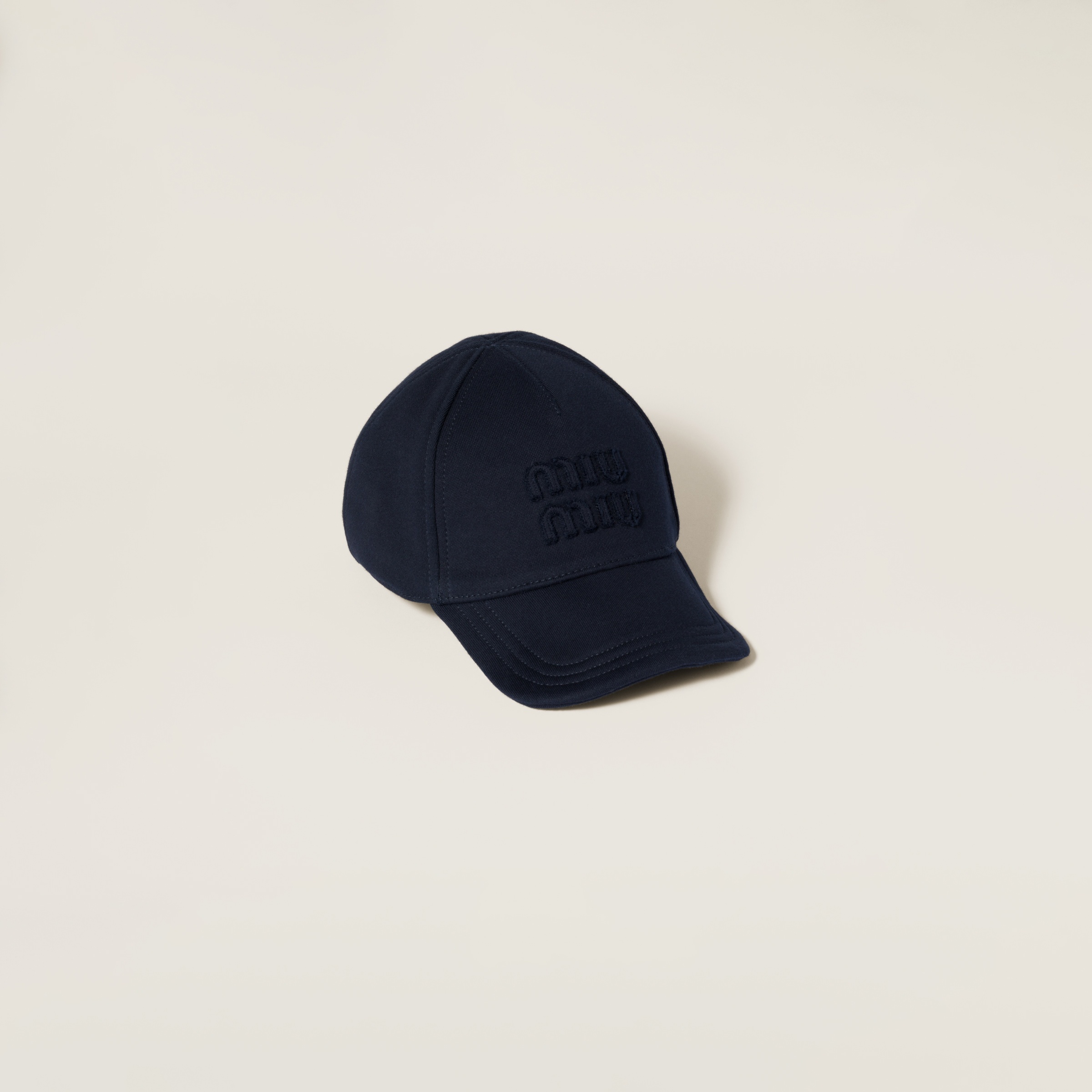 MIU MIU | COTTON VELOUR CAP BLACK キャップ Women's Velvet cap | MIU MIU | 24S