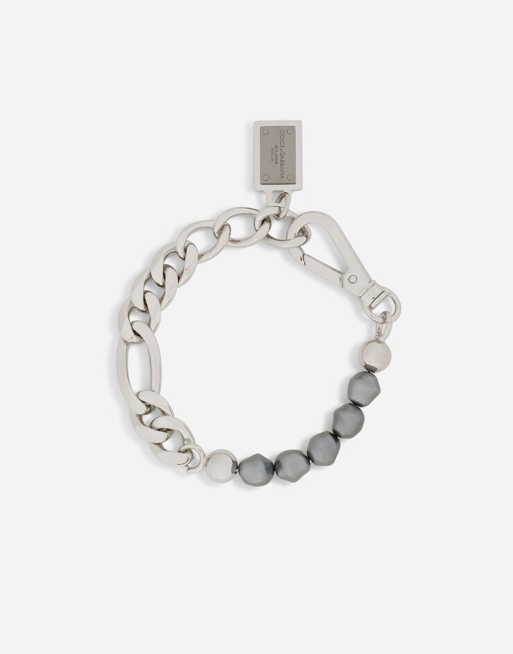 Link bracelet with DG-logo pearls - 1