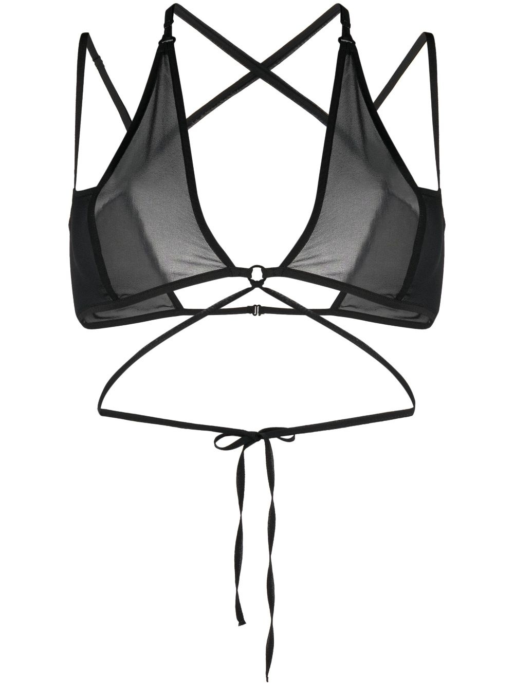 silk strappy top - 1