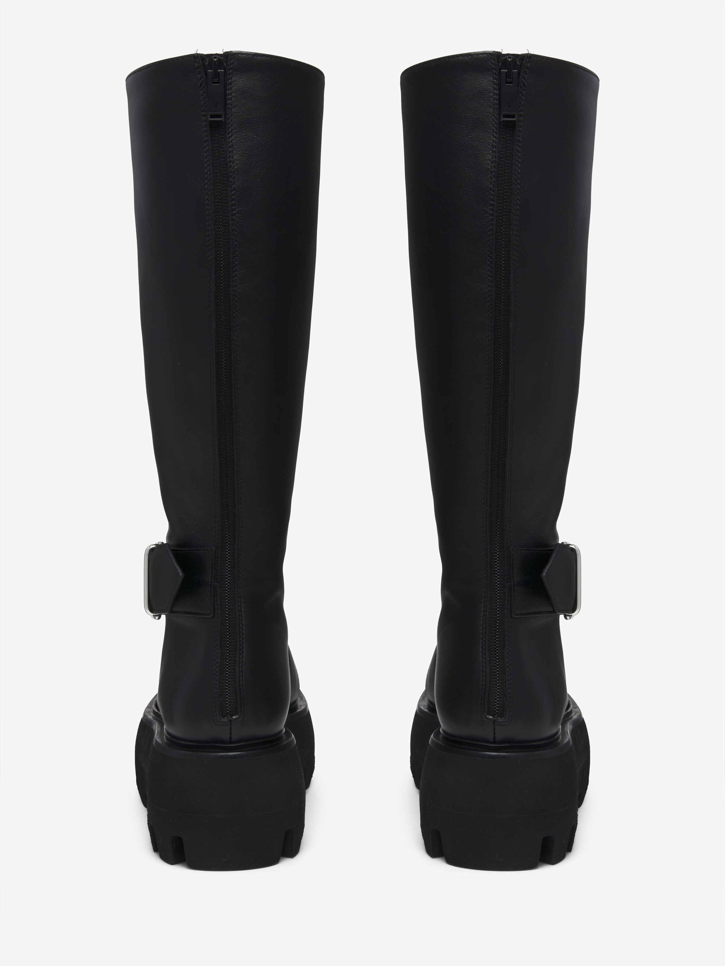 Sofa Knee-High Buckle Boot - 3