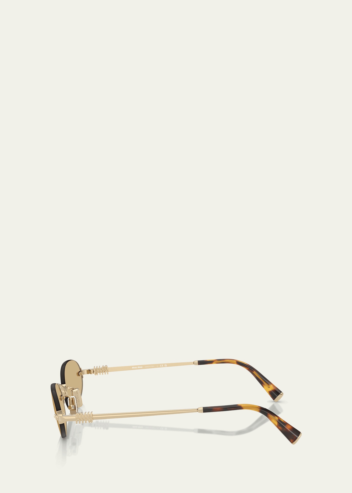MU A54S Metal Oval Sunglasses - 3