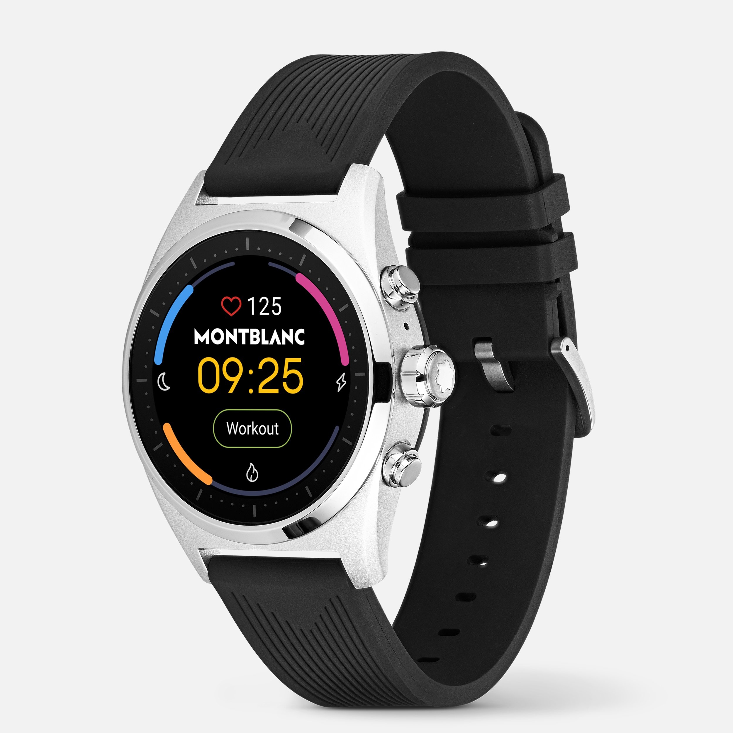 Montblanc Summit Lite Smartwatch - Grey with Rubber Strap - 3