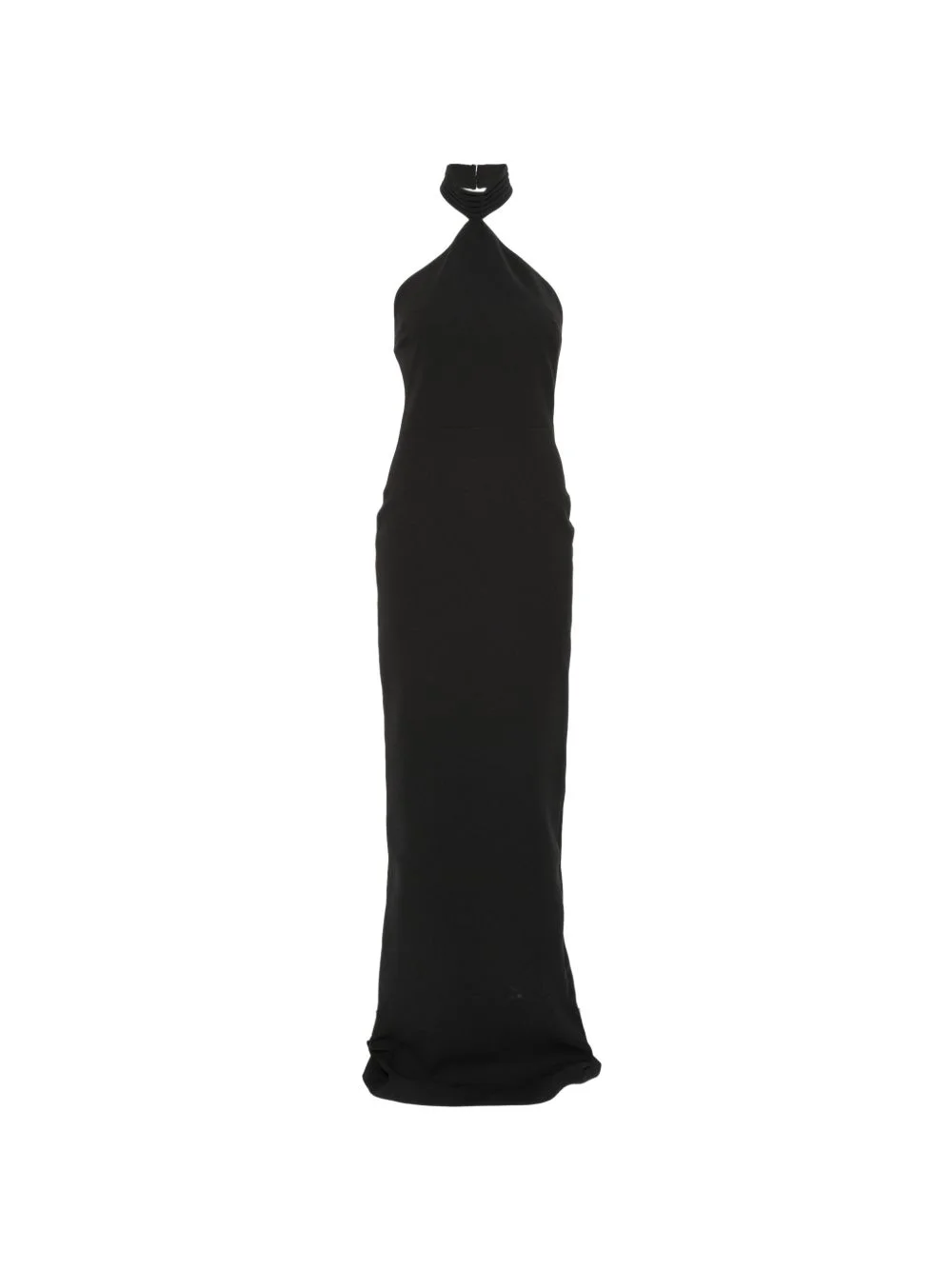 Kailash halterneck back-slit maxi dress - 1