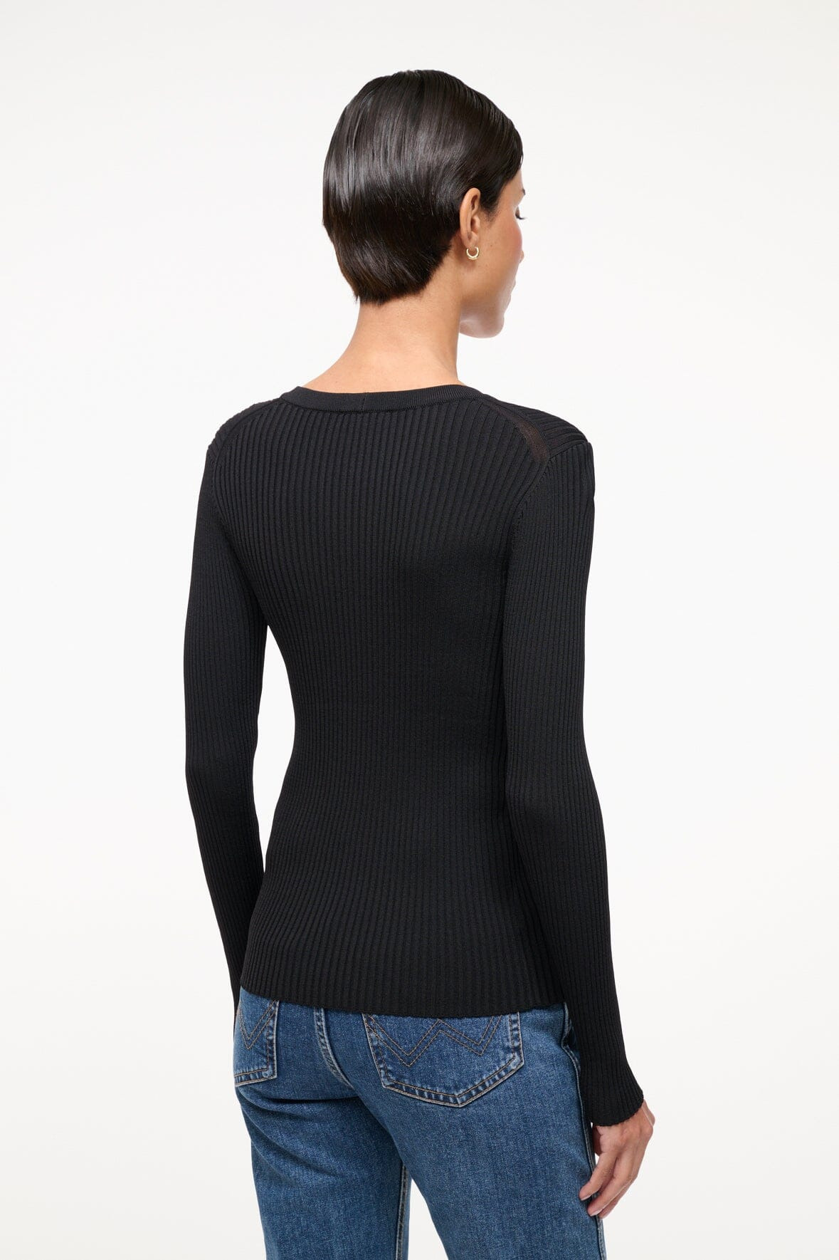 STAUD CARGO SWEATER BLACK - 4