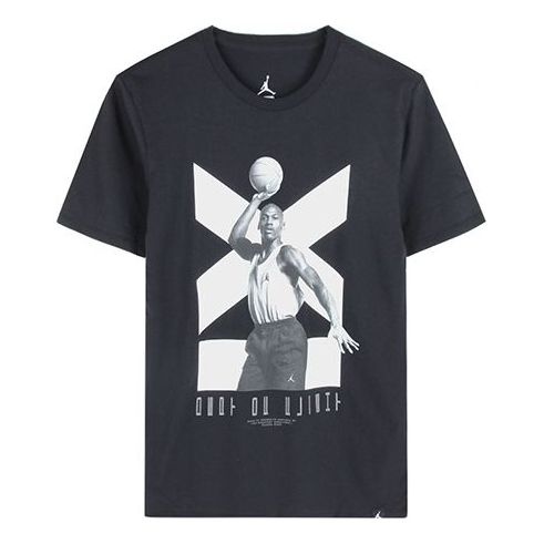 Air Jordan 11 Printing Sports Short Sleeve Black 916047-010 - 1
