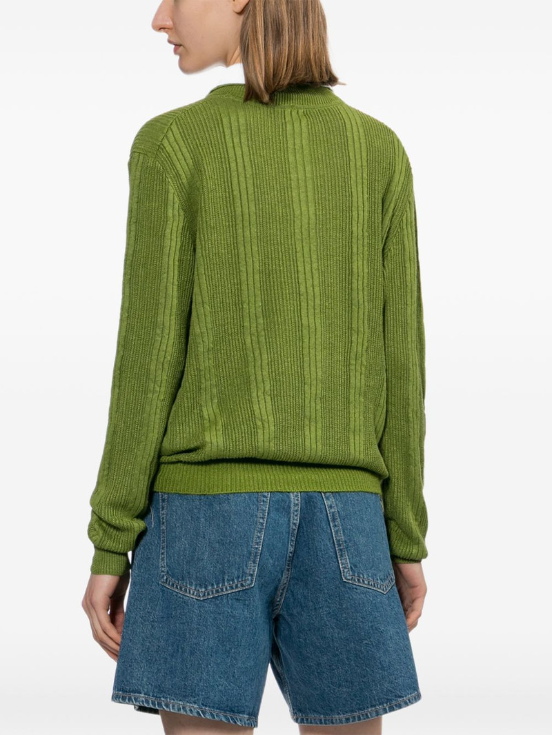 linen ribbed polo 4
