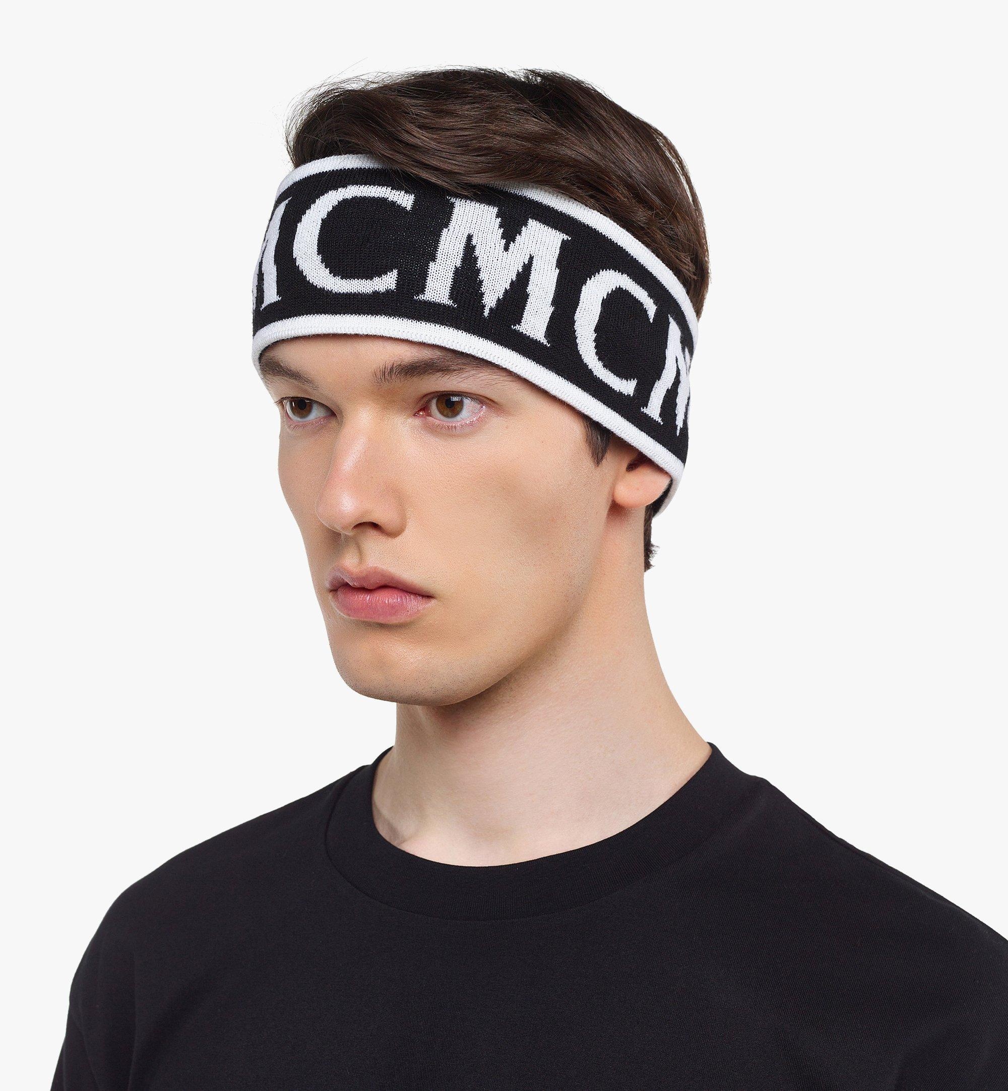 MCM Monogram Jacquard Wool Headband - 8