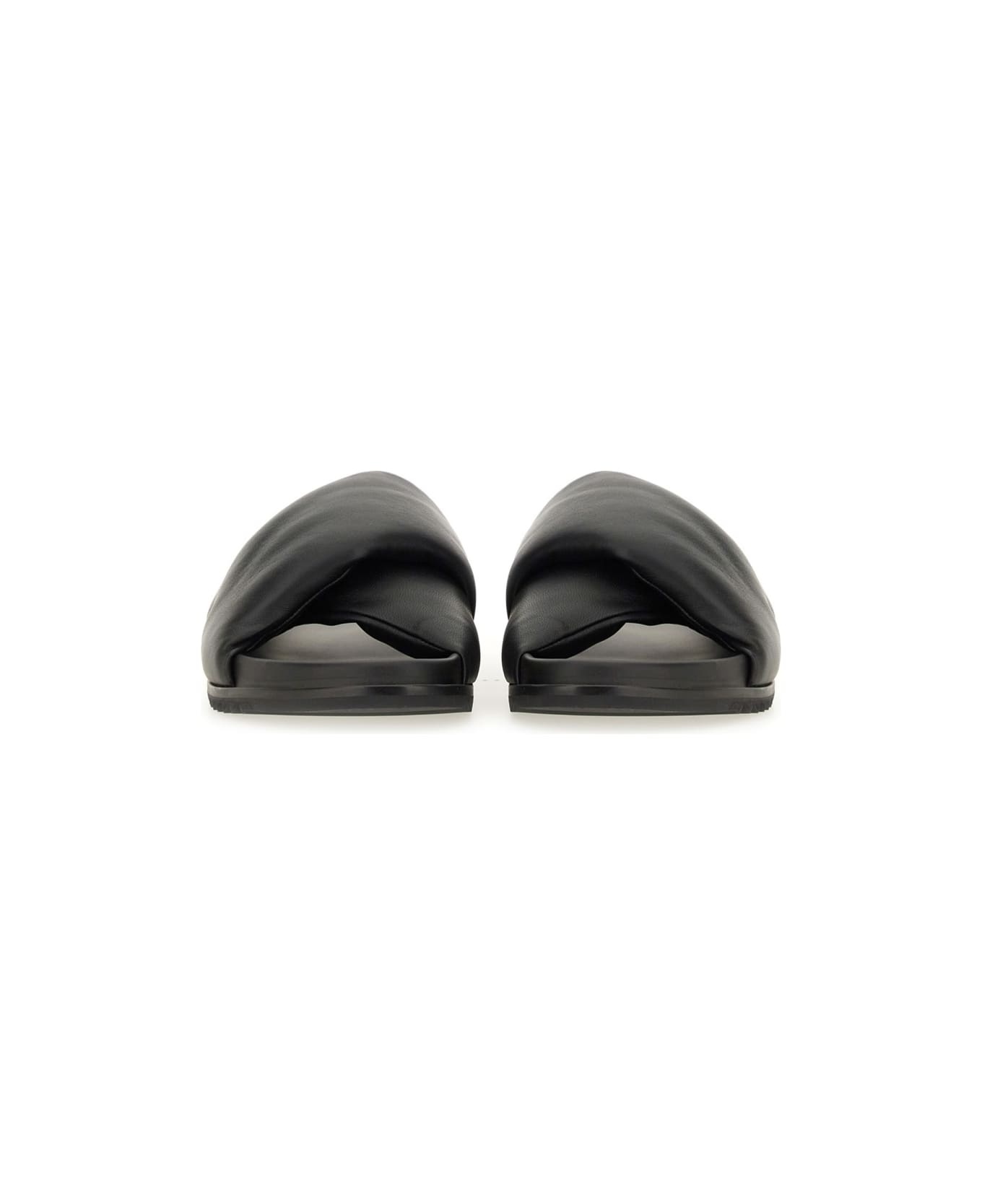 Leather Slide Sandal - 5