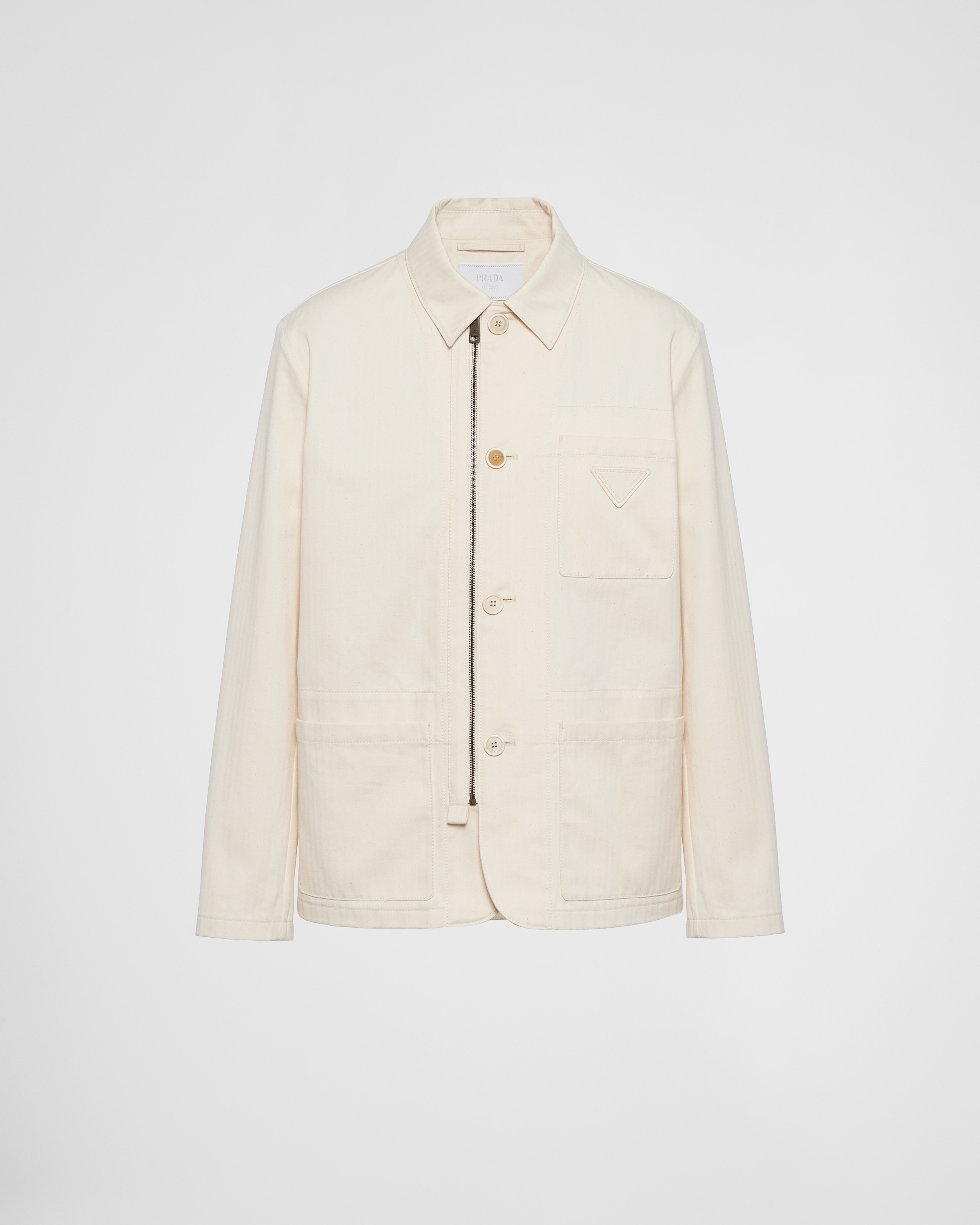 Cotton blouson jacket - 1