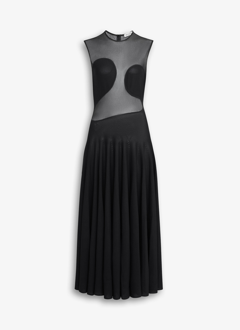 KNIT MOLDED DRESS - 1