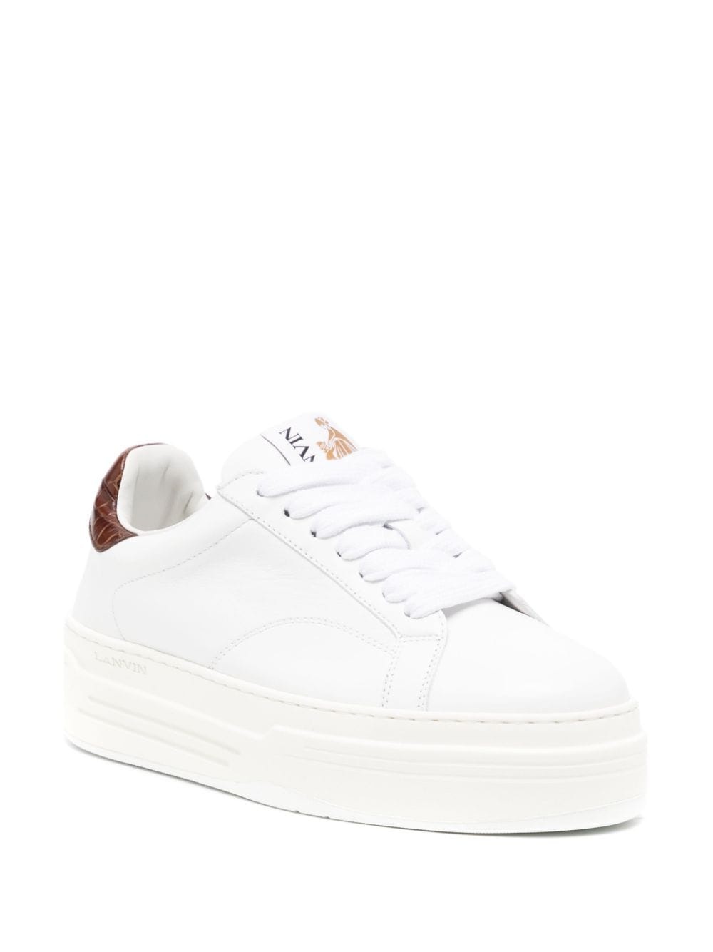 DDB0 leather platform sneakers - 2