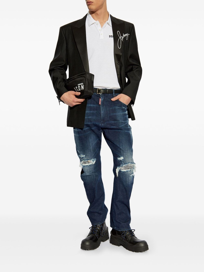 DSQUARED2 distressed straight jeans outlook