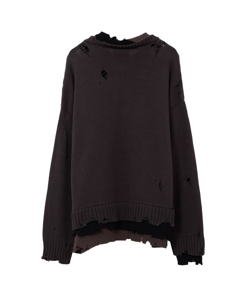 Triple Layered Knit Sweater 15