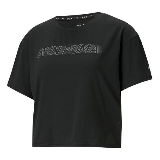 (WMNS) PUMA COOLadapt Skimmer Running T-Shirt 'Black' 520194-01 - 1