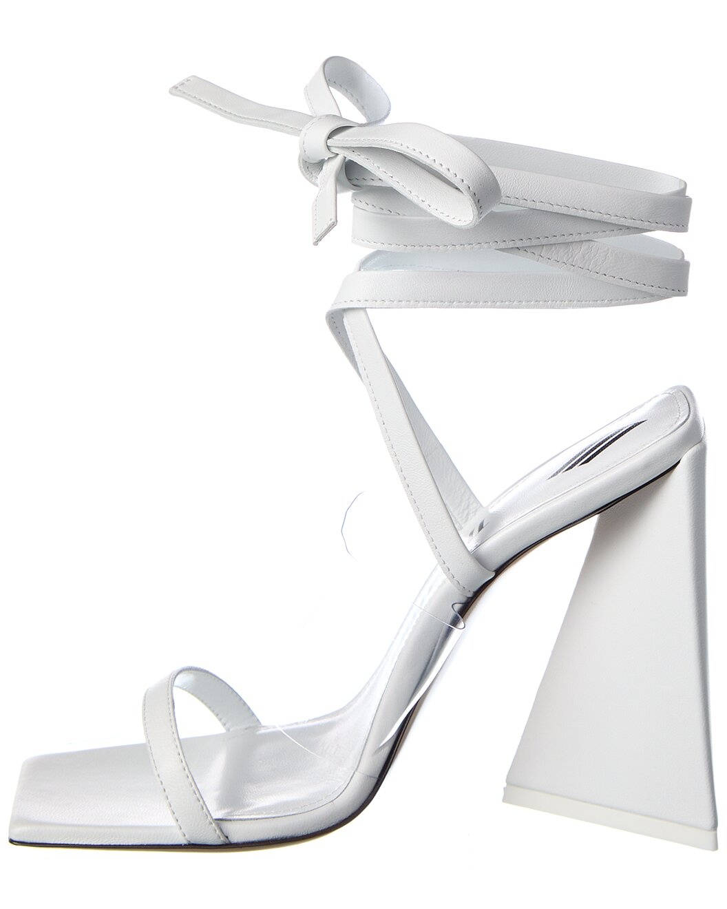 The Attico Isa Vinyl & Leather Sandal - 2